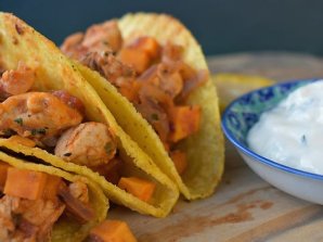 Chicken & Sweet Potato Tacos
