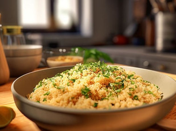 This Harissa-Spiced Vegetable Couscous is a delightful North African-inspired dish that showcases the fragrant and slightly minty aroma of the harissa spice blend. Perfect for a hearty evening meal, this recipe serves 4 to 5 people and can be prepared and cooked in less than 40 minutes.
